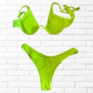 Neon women’s bikini set